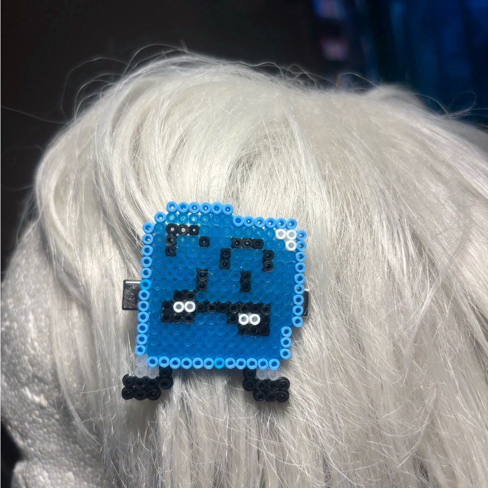 Perler Bead Hair Clip
